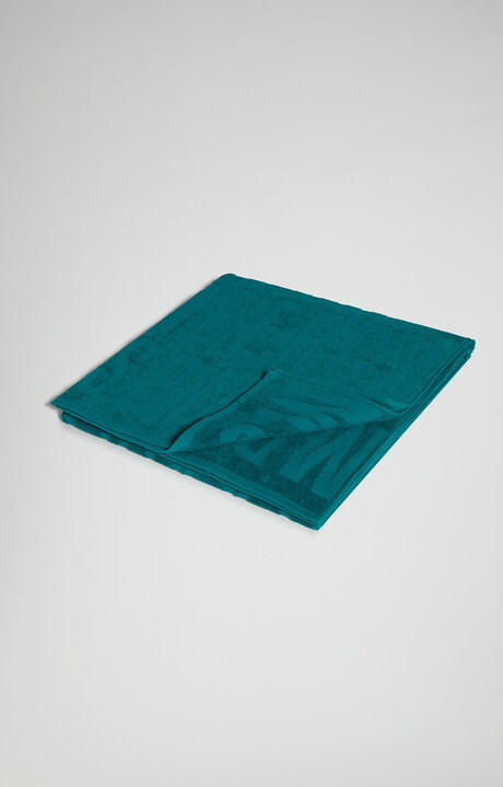 bikkembergs Men's beach towel with jacquard logo