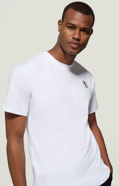 bikkembergs White Men's T-shirt front/back print