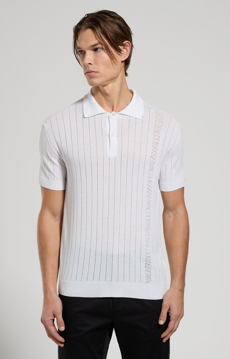 Men's polo shirt, WHITE, hi-res-1