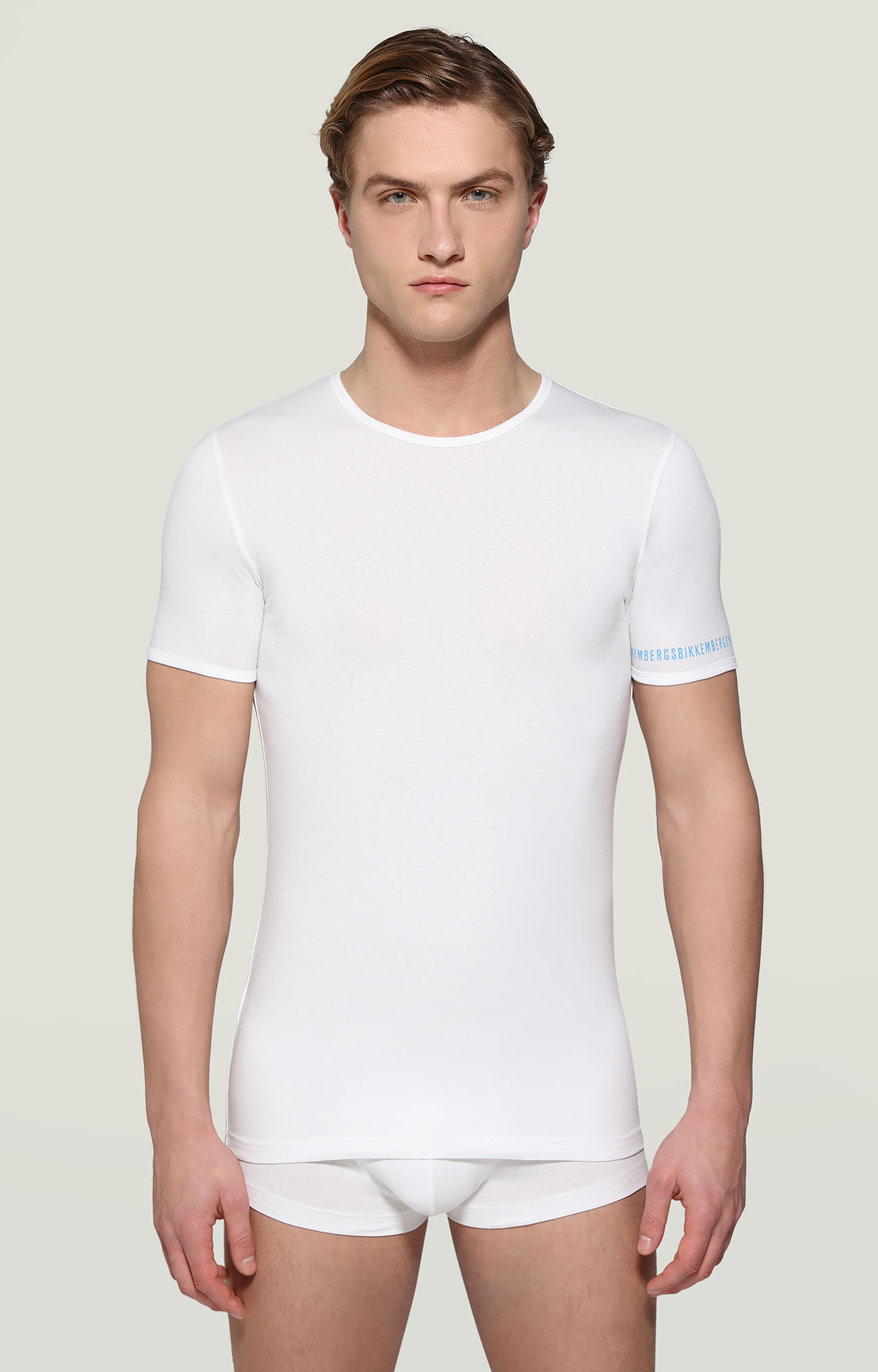 White Men's undershirt in organic cotton | Bikkembergs
