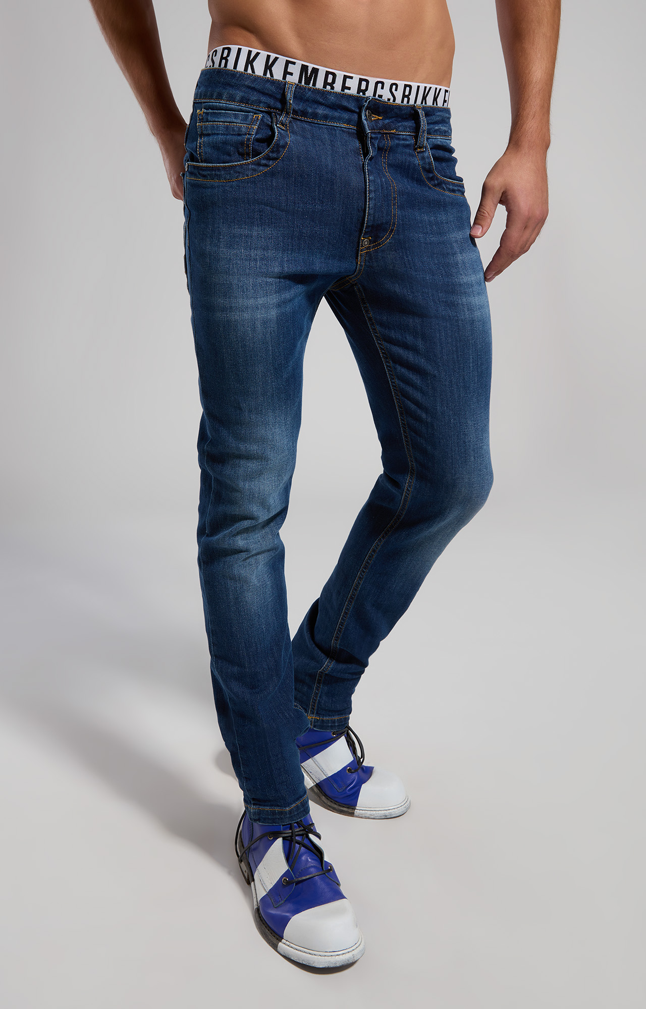 Slim fit men's jeans | Bikkembergs