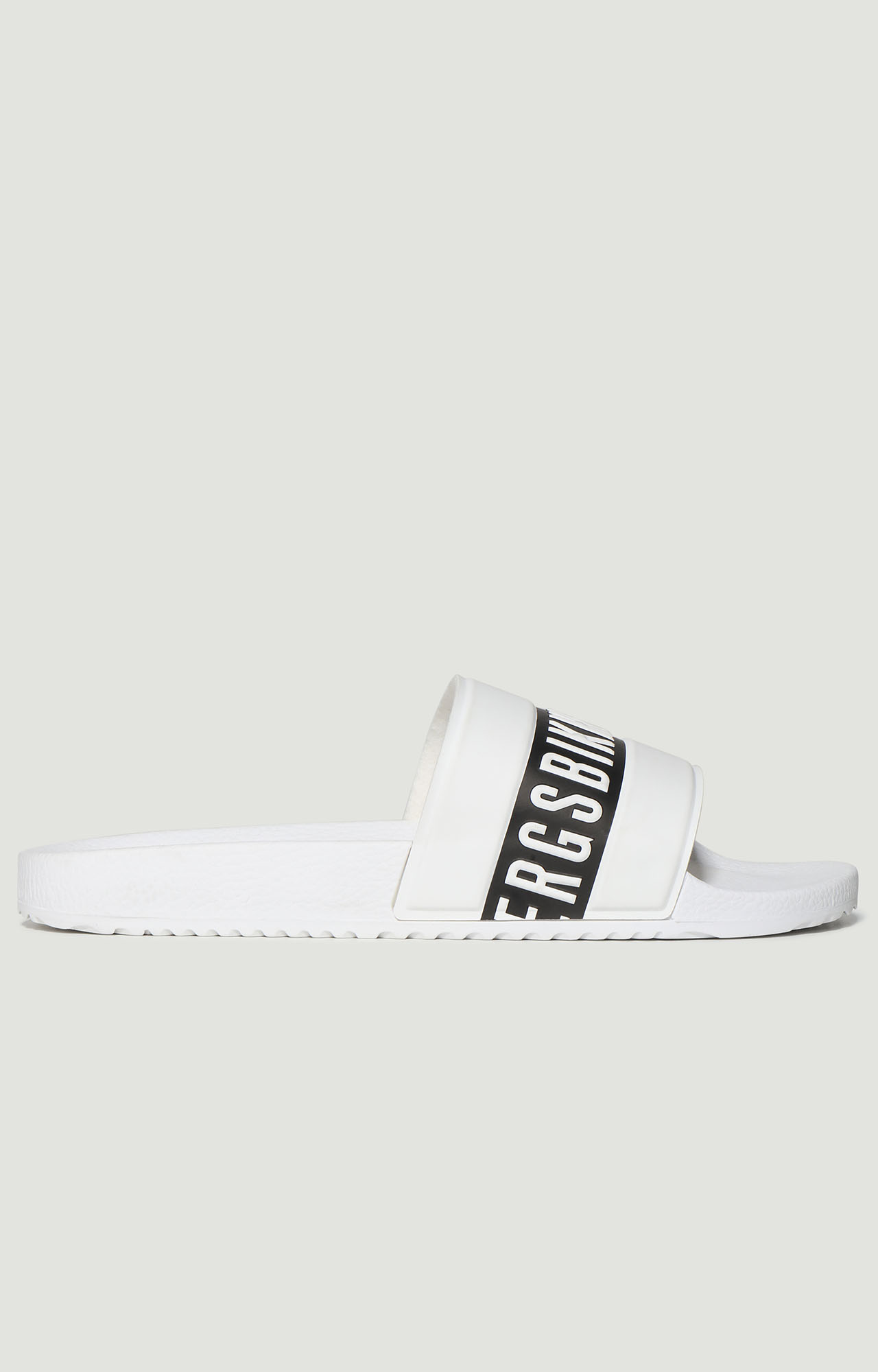 White Men's pool slides Bikkembergs