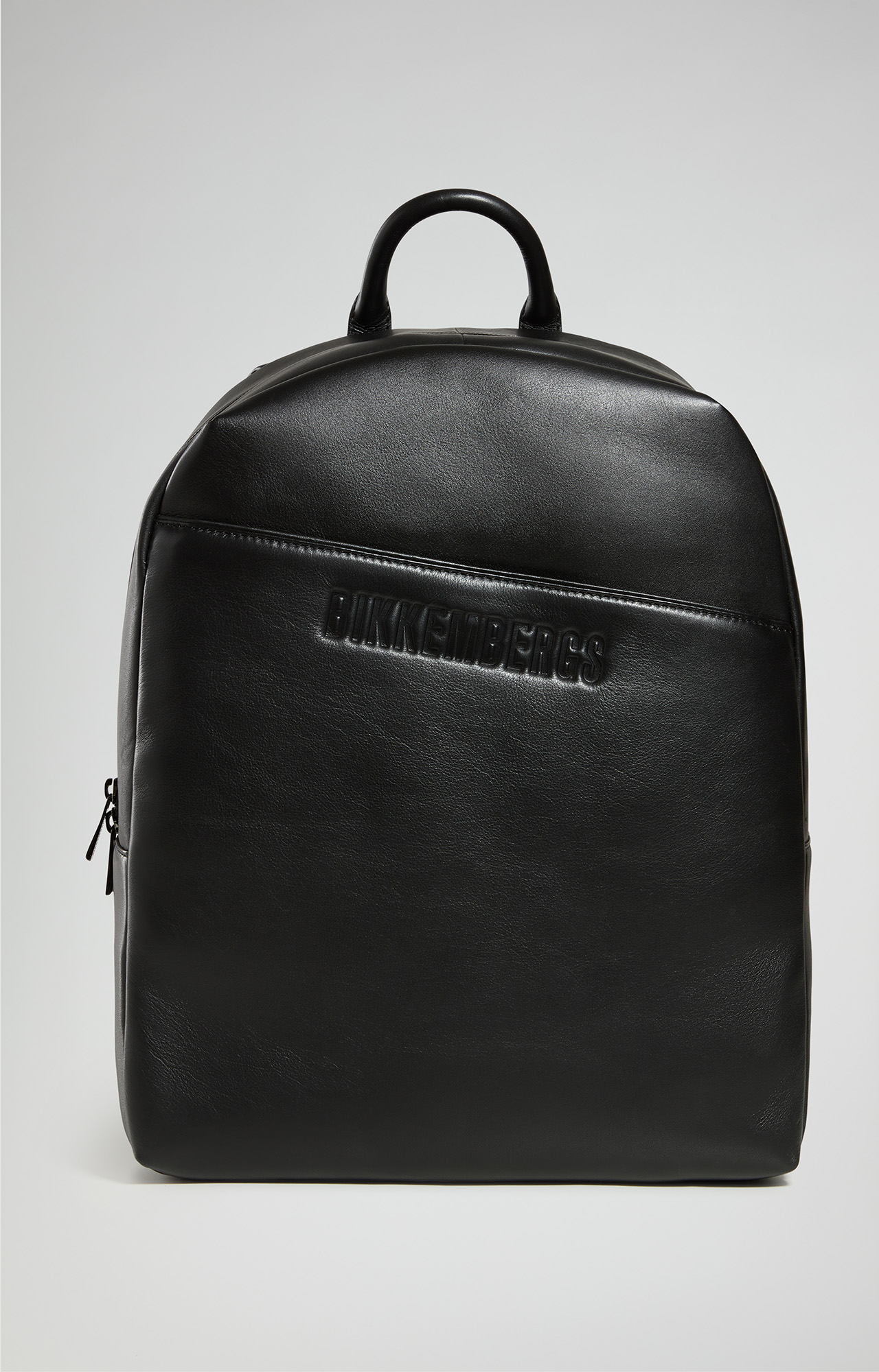 Black Byrne men's leather backpack | Bikkembergs