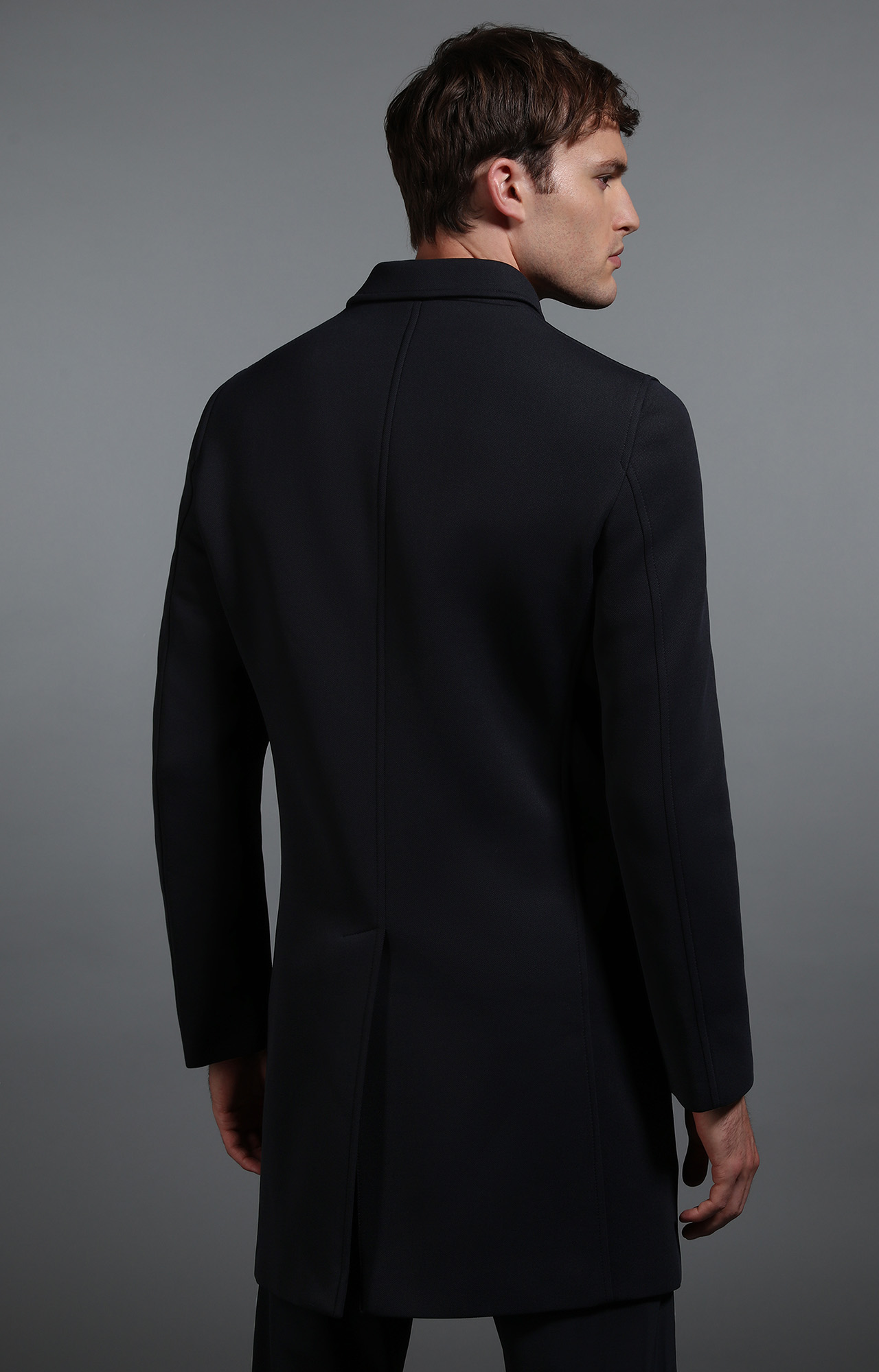 Blue Men's navy coat | Bikkembergs