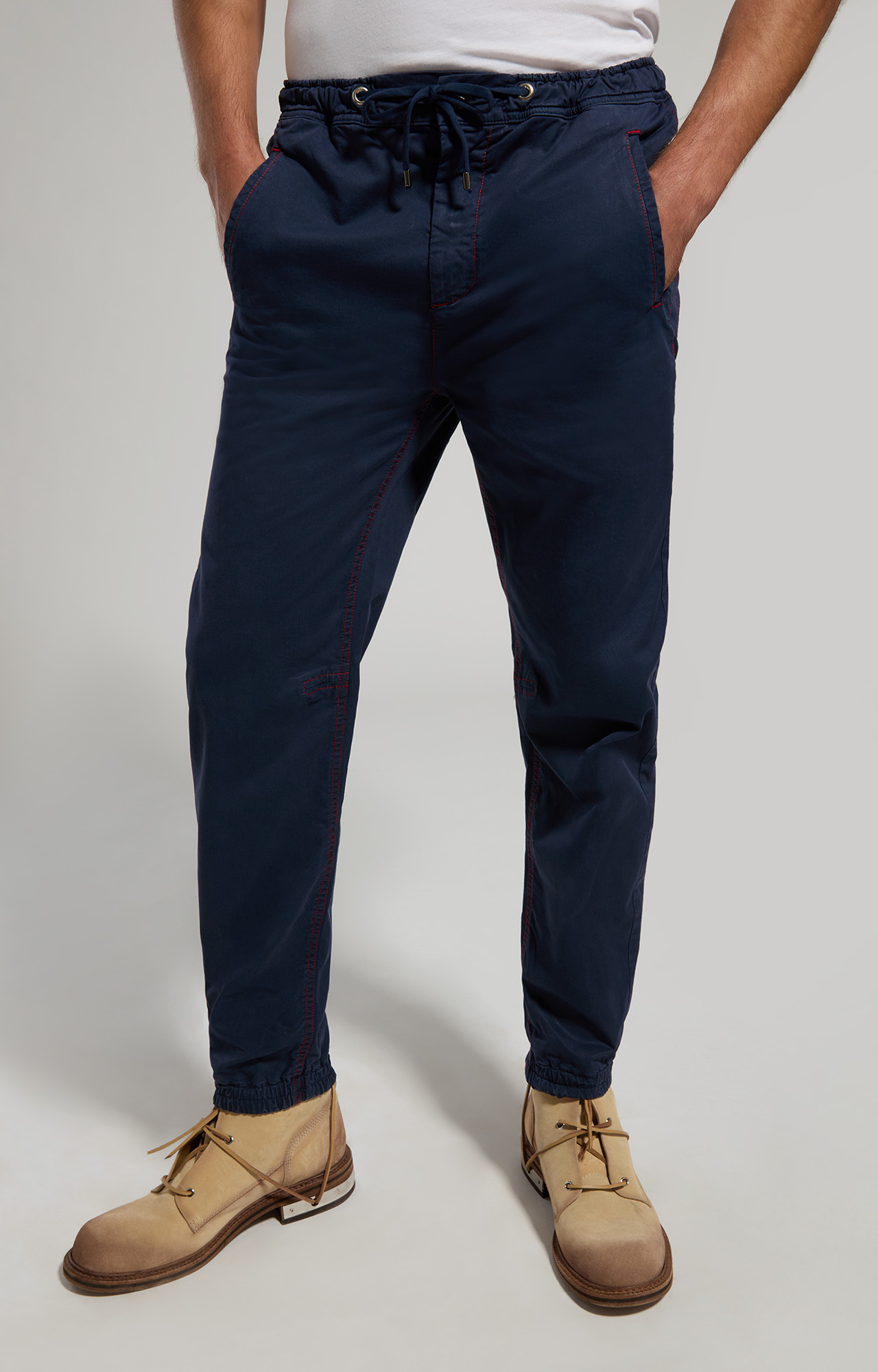 Men's pants with elasticized waist | Bikkembergs