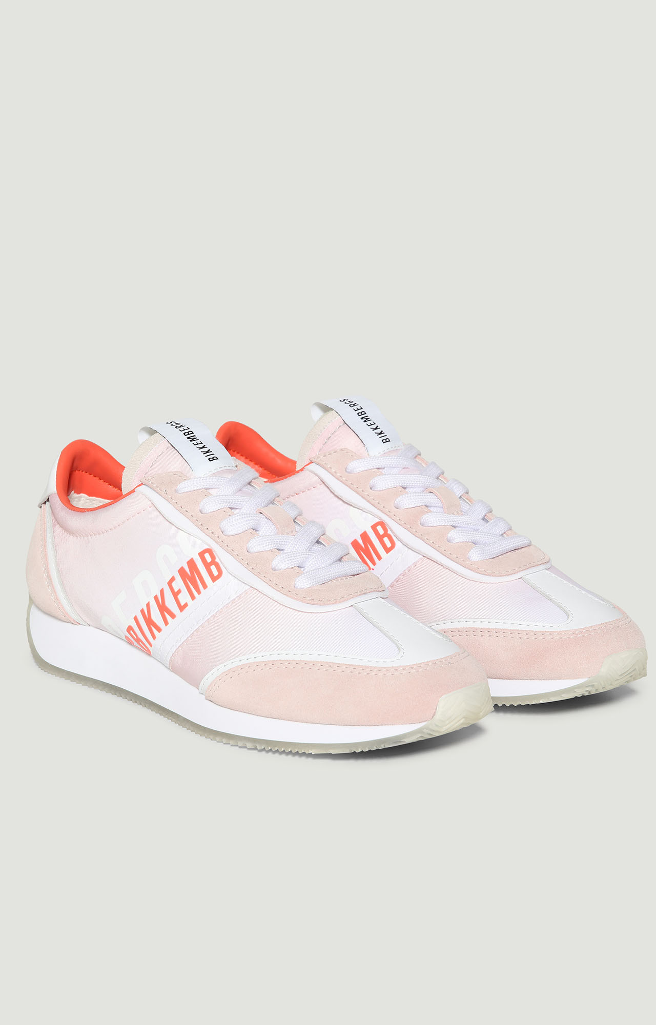 Pink Women's sneakers Julie in suede leather | Bikkembergs