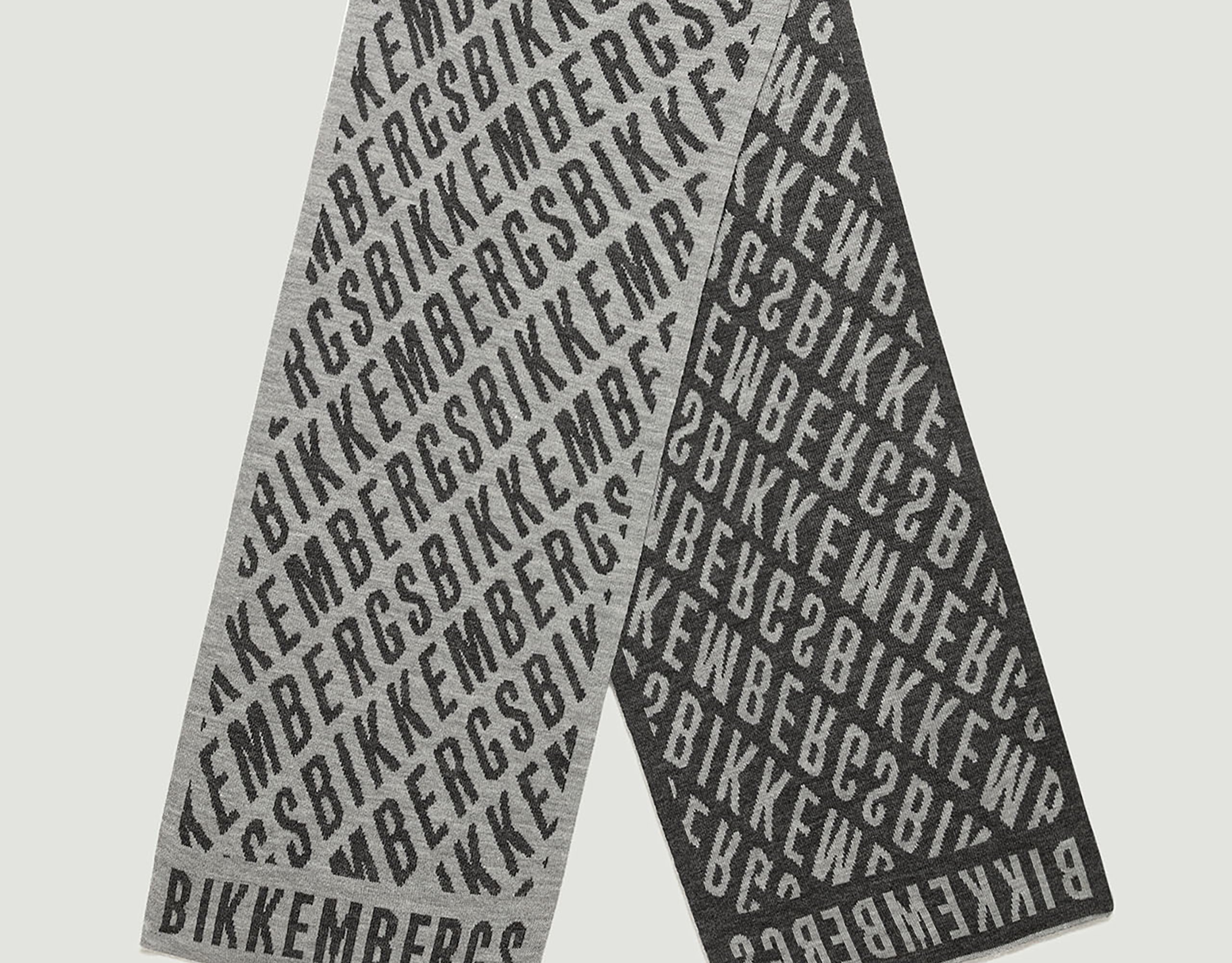 Grey Scarf | Bikkembergs